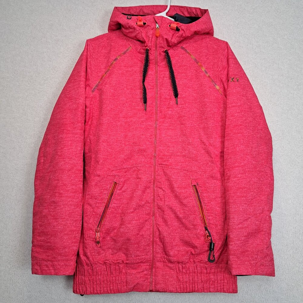 Roxy Winter Jacket Coat Women's Snowboarding Ski Waterproof Bright Hot Neon Pink